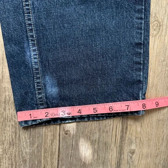 Vintage Levi's Silver Tab Baggy Fit Dark Wash Denim Jeans Size 10 Youth - Picture 9 of 9